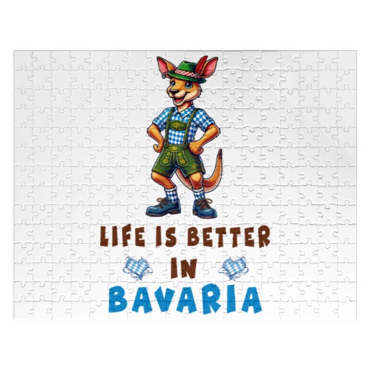 Bavarian Kangaroo Jigsaw Puzzles
