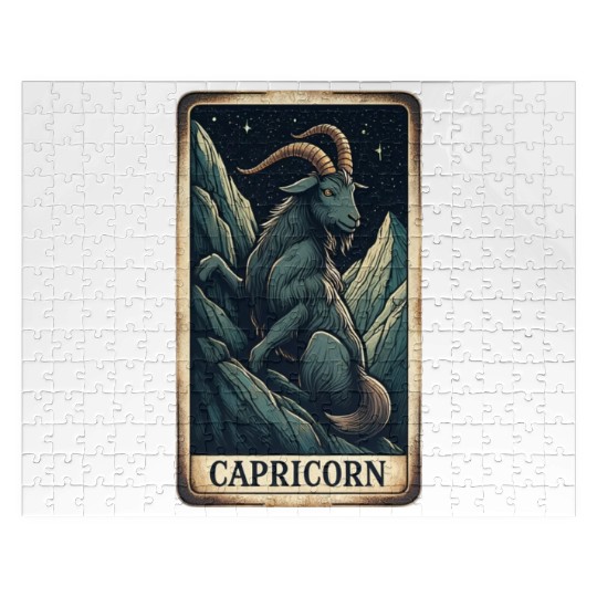 Zodiac Card Capricorn Jigsaw Puzzles