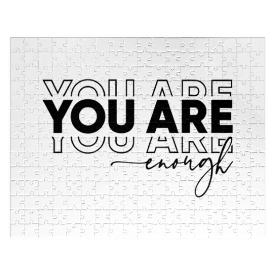 You Are Enough: Embrace Your Worth Jigsaw Puzzles