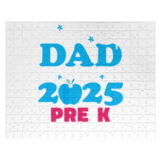 Proud Dad of Pre-K Graduate 2025 Jigsaw Puzzles
