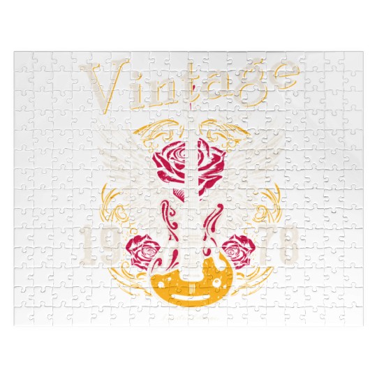 Vintage Since 1978 – Rocking 47 Years Loud Jigsaw Puzzles