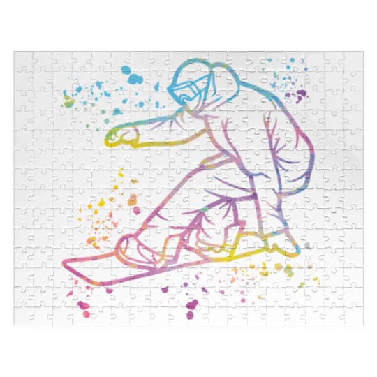 Snowboarder Snowboard Snowboarding Jigsaw Puzzles