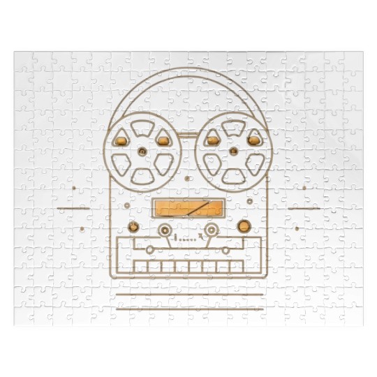 Max Volume VU Meter Graphic - Bold Audio Visualize Jigsaw Puzzles
