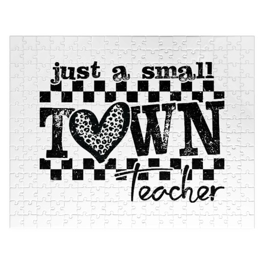 Small Town Teacher Back To School Jigsaw Puzzles