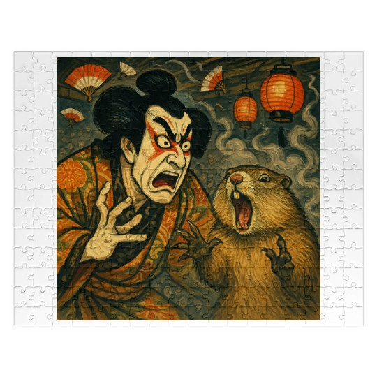 Kabuki Showdown – The Ultimate Scream-Off Jigsaw Puzzles