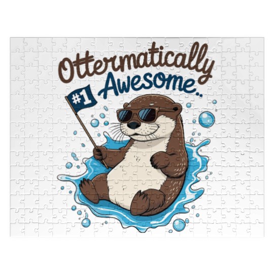 Otter Love – Cute Gift for Your Favorite Person Jigsaw Puzzles
