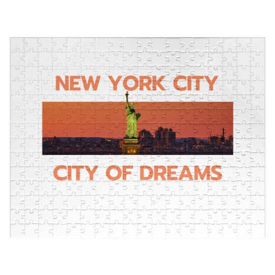 New York City of Dreams, Iconic Skyline Jigsaw Puzzles