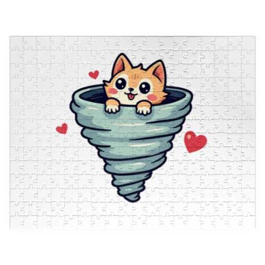 Just A Boy Who Loves Tornadoes Storm Meteorologist Jigsaw Puzzles