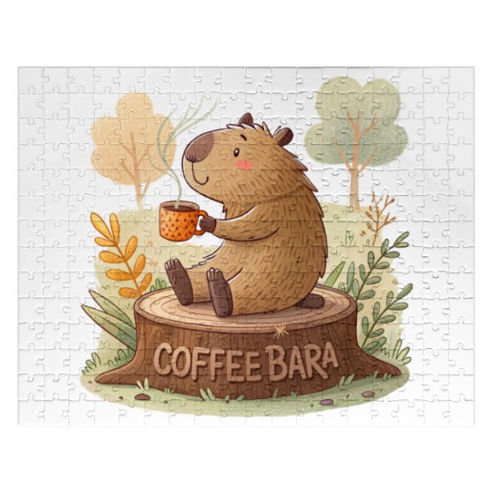 Capybara - Coffeebar Jigsaw Puzzles