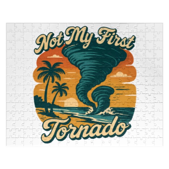 Not My First Tornado Storm Weather Meteorologist Jigsaw Puzzles
