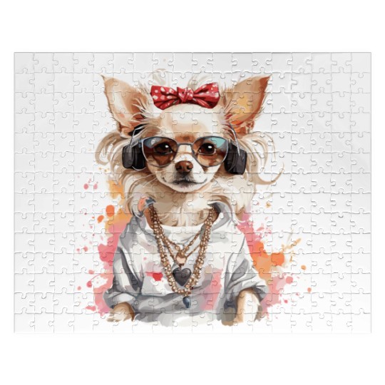 Bling Chihuahua Jigsaw Puzzles