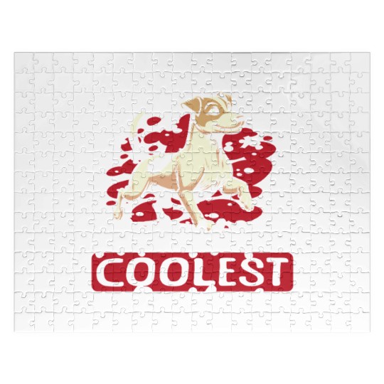 Puppy Love the Coolest Dog Mom! My Mom Is Cool Dog Jigsaw Puzzles