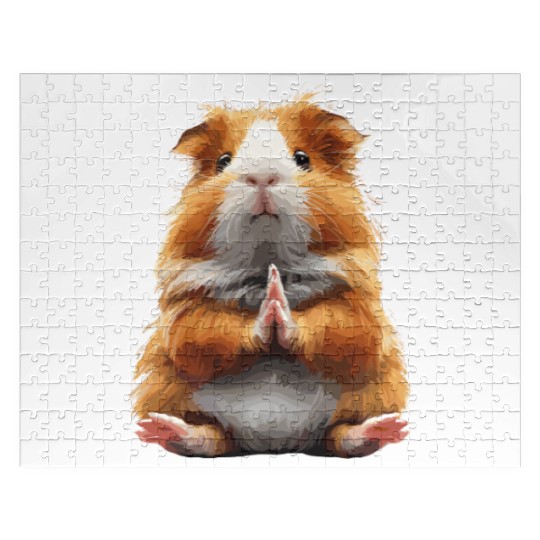 Peaceful Meditation Guinea Pig Zen Moment Pet Jigsaw Puzzles
