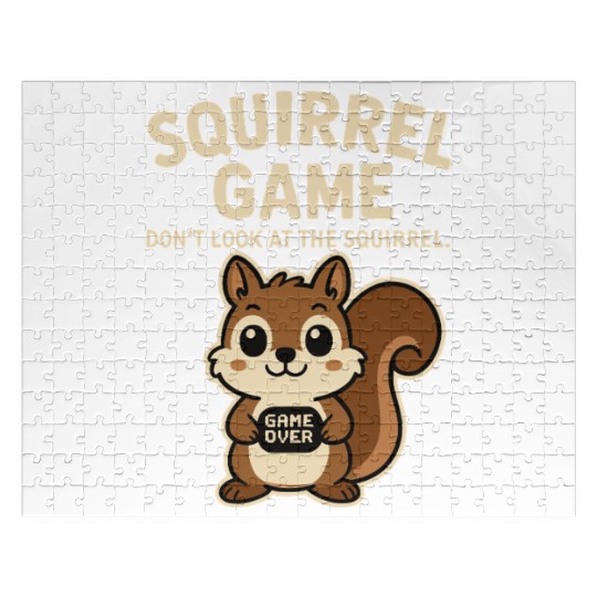Funny Squirrel Game Meme Jigsaw Puzzles