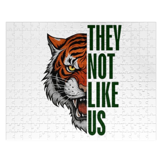 They Not Like Us – Tiger Graphic Jigsaw Puzzles