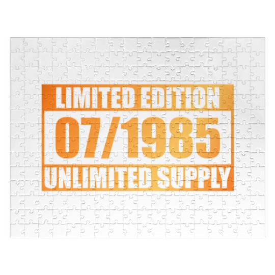 40th birthday Limited Edition - ꝏ Supply 07/1985 Jigsaw Puzzles