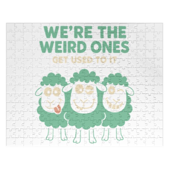 Funny Black Sheep Cousin Quirky Family Outcast Jigsaw Puzzles