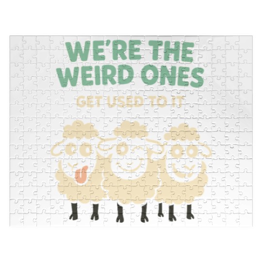 Funny Black Sheep Cousin Quirky Family Outcast Jigsaw Puzzles