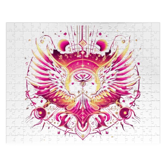 "Praise" Celestial Psychedelic Angel Jigsaw Puzzles