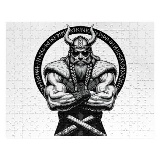 Viking Warrior Man Odin Thor Norman Walhalla Jigsaw Puzzles