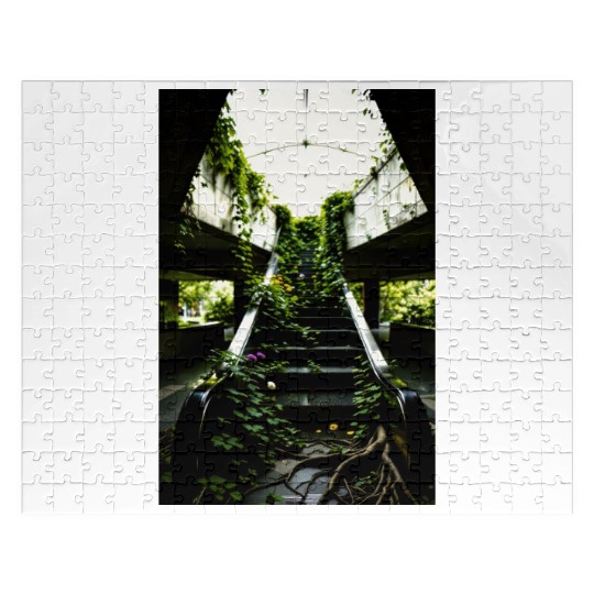 Echoes of Growth Nature Reclaims the Halls Jigsaw Puzzles