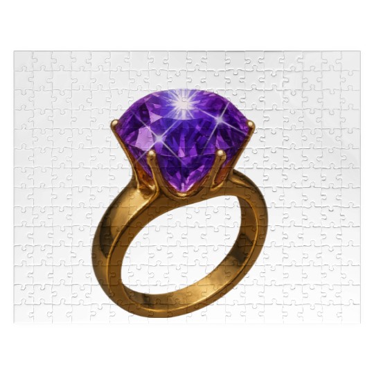 Royal Amethyst: The Elegance of Purple Gemstone Jigsaw Puzzles