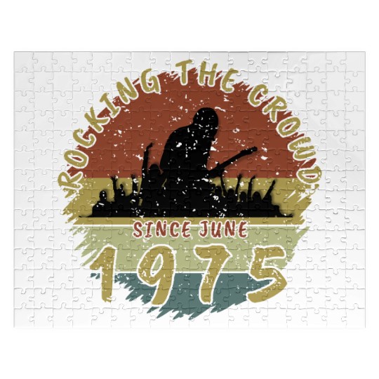 50th Birthday Rocking the crowd GIT 06/1975 Jigsaw Puzzles