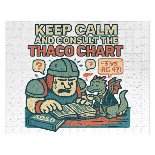 Keep Calm THAC0 Jigsaw Puzzles