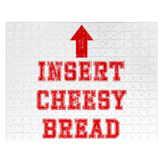 Insert cheesy bread arrow up Jigsaw Puzzles