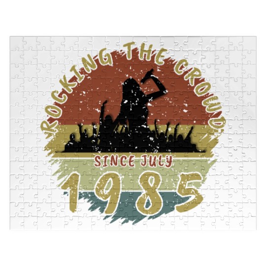 40th Birthday Rocking the crowd SNG 07/1985 Jigsaw Puzzles