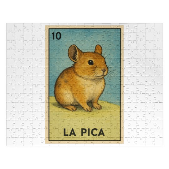 LA PICA - THE ROCK RABBIT - LA LOTERÍA Jigsaw Puzzles