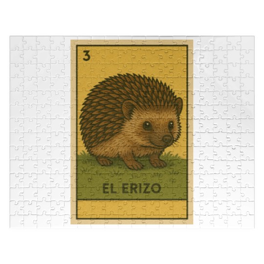 EL ERIZO - THE HEDGEHOG - LA LOTERÍA Jigsaw Puzzles