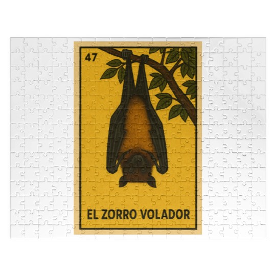 EL ZORRO VOLADOR - THE FLYING FOX - LA LOTERÍA Jigsaw Puzzles