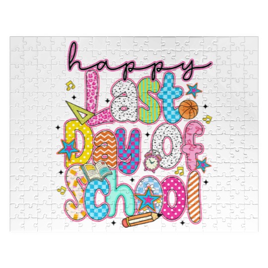 Last Day of School Teacher Summer Jigsaw Puzzles
