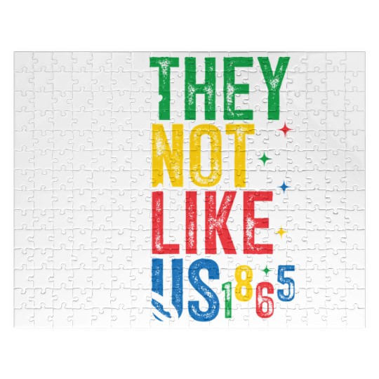 They Not Like Us Juneteenth Jigsaw Puzzles