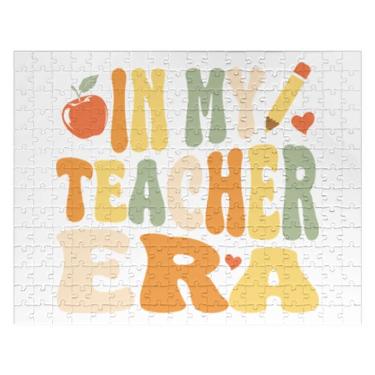 In My Teacher Era, Teacher Appreciation Gift Jigsaw Puzzles