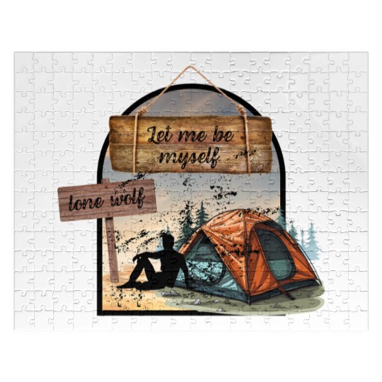 Lone Wolf Retreat Jigsaw Puzzles