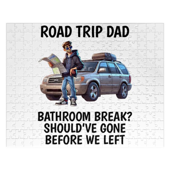 Road Trip Dad Design Jigsaw Puzzles