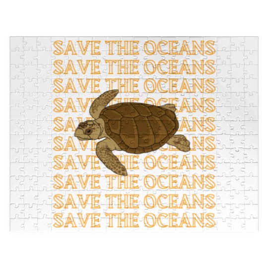 Guardian Turtle Ocean Reverence Art Jigsaw Puzzles