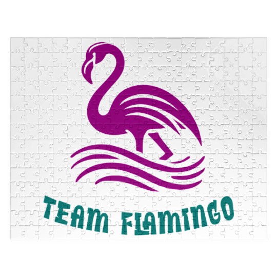 Team Flamingo Jigsaw Puzzles