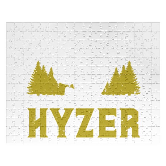 Disc Golf Keep Calm And Throw A Hyzer Jigsaw Puzzles