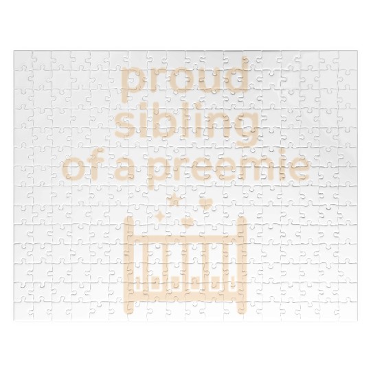 NICU Sibling Preemie Big Brother Big Sister Jigsaw Puzzles
