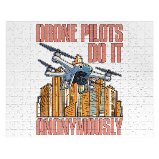 Drone Pilots Do It Anonymously Drone Operator Jigsaw Puzzles
