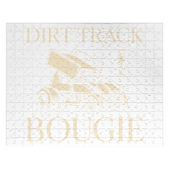 Sprint Car Racing Dirt Track Speed Oval Race Jigsaw Puzzles