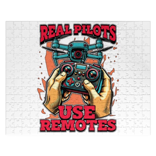 Drone Enthusiast Real Pilots Use Remotes Aviation Jigsaw Puzzles