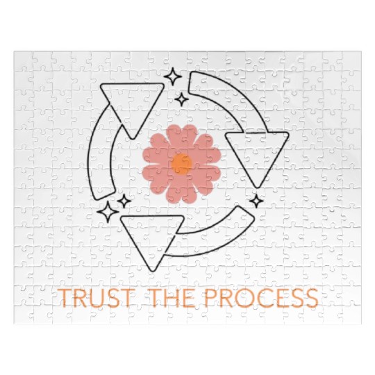 Trust the Process Blossom Jigsaw Puzzles