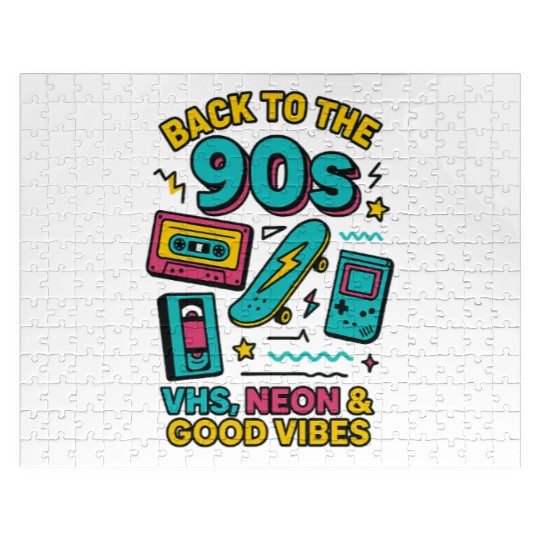 Back to the 90s – Retro Vibes Jigsaw Puzzles