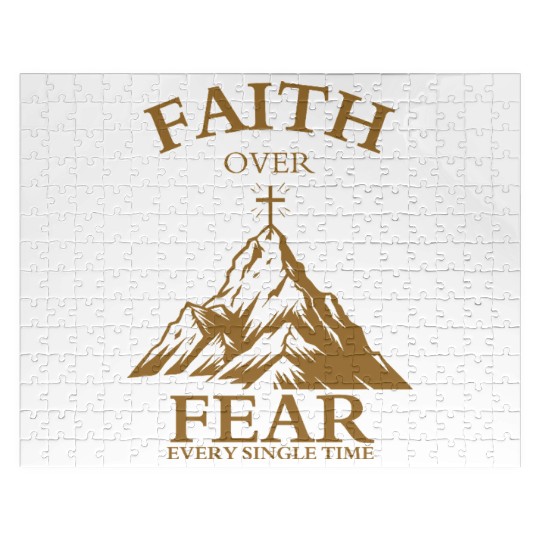 Faith Over Fear Jigsaw Puzzles