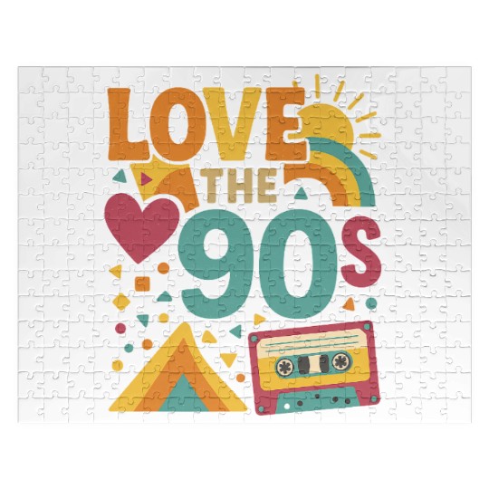 Retro 90s Love – V Jigsaw Puzzles