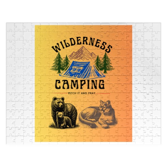 Wilderness Camping – Pitch It and Pray Jigsaw Puzzles